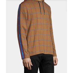 Tommy Hilfiger Plaid Pullover Hoodie Sweatshirt $130 MSRP